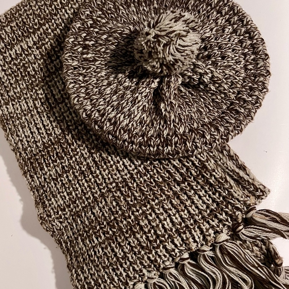 Vintage Scarf and Beret Set